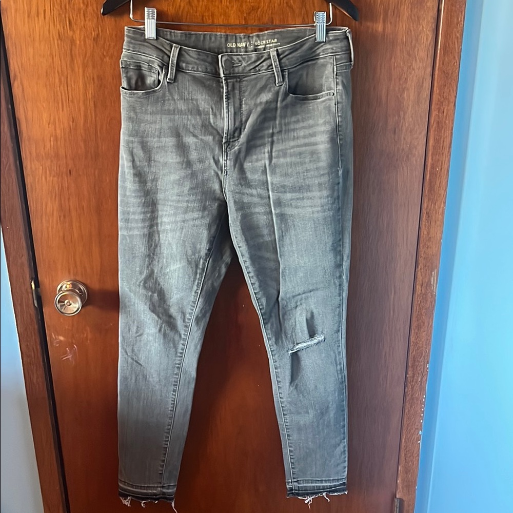 Ladies Gray Old Navy Jeans
